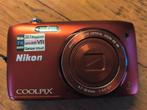 Nikon Coolpix S3500 20,1 megapixel camera, Audio, Tv en Foto, Fotocamera's Digitaal, Ophalen of Verzenden