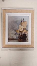 Maritieme prent 'Het Kanonschot' in lijst (1972), Antiek en Kunst, Ophalen of Verzenden