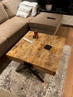 Leuke industriële salontafel., Huis en Inrichting, Tafels | Salontafels, Ophalen, 50 tot 100 cm, Vierkant, 50 tot 100 cm