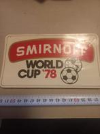 Smirnoff world cup 78, Verzamelen, Ophalen of Verzenden, Zo goed als nieuw