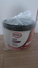 Glidden Tex Matt Ral9016 muurverf 10 liter, Wit, Nieuw, Ophalen of Verzenden, Verf