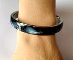 Mooie parelmoer abalone zee opaal stalen armband, Sieraden, Tassen en Uiterlijk, Armbanden, Verzenden, Zo goed als nieuw, Met edelsteen