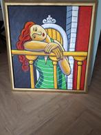 Prachtig groot schilderij van Jacques Tange, Antiek en Kunst, Ophalen
