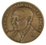 PENNING 1972 Pol Dom : Karel Doorman Slag in de Java Zee, Postzegels en Munten, Penningen en Medailles, Verzenden, Brons, Nederland