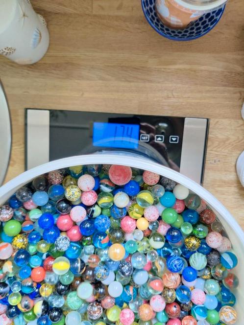 Knikkers 16,8 kilogram voor €15,-, Kinderen en Baby's, Speelgoed | Buiten | Los speelgoed, Gebruikt, Ophalen