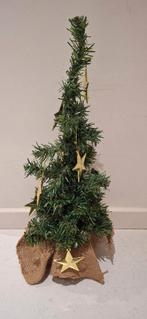 Mini Kerstboom jute voet, Diversen, Kerst, Ophalen of Verzenden, Zo goed als nieuw