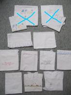 Retro babylakentjes en kussenslopen, Gebruikt, Jongetje of Meisje, Ophalen of Verzenden, Wit