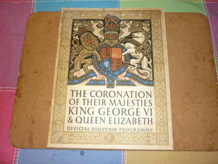 The Coronation of their Majesties King George VI , Elizabeth, Verzamelen, Koninklijk Huis en Royalty, Zo goed als nieuw, Tijdschrift of Boek