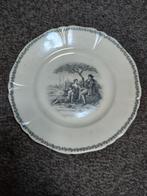 Mosa bord met afbeelding van herders/hederinnen, Ophalen