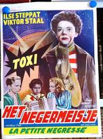 Filmposter La petite negresse / Het negermeisje - Toxi, Ophalen of Verzenden, Gebruikt, A1 t/m A3, Film en Tv