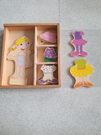 houten aankleedpop magnetisch in kistje. 5 euro, Ophalen of Verzenden, Gebruikt