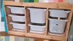 Trofast kast opberger grenen + bakken, Zo goed als nieuw, 75 tot 100 cm, Minder dan 50 cm, Commode