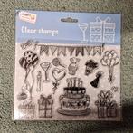 Clear stamps feest, Hobby en Vrije tijd, Stempelen, Ophalen of Verzenden, Nieuw, Clearstamp