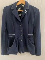 Blauw Jasje hand gemaakt paardrijd wedstrijd jasje Maat S, Blauw, Ophalen of Verzenden, Zo goed als nieuw, Jasje