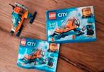 Lego city sneeuwscooter helicopter 60190, Ophalen of Verzenden, Zo goed als nieuw