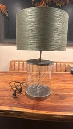 Riviera maison zilberen hkazen tafellamp, Huis en Inrichting, Lampen | Tafellampen, Ophalen of Verzenden, Glas, Minder dan 50 cm