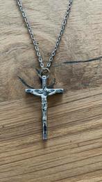 Kettinkje, hangertje met kruisje, Ophalen, Zo goed als nieuw, Zilver, Overige materialen