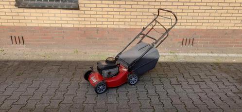 Castelgarden grasmaaier met opvangbak, Tuin en Terras, Grasmaaiers, Gebruikt, Benzine-grasmaaier, 40 t/m 49 cm, Cirkelmaaier, Ophalen
