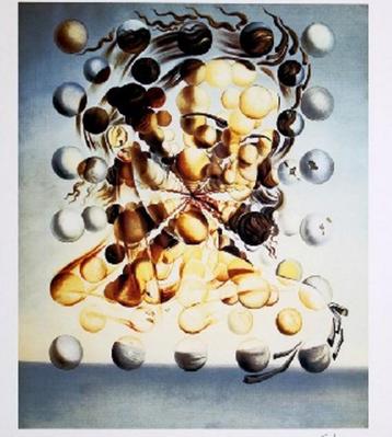 Salvador Dali(1904)Lithografie "Galatea of Spheres " Ges Gen beschikbaar voor biedingen