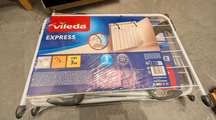 Vileda Steel drying rack / Droogrek, Witgoed en Apparatuur, Wasdrogers, Nieuw, Minder dan 85 cm, Ophalen of Verzenden