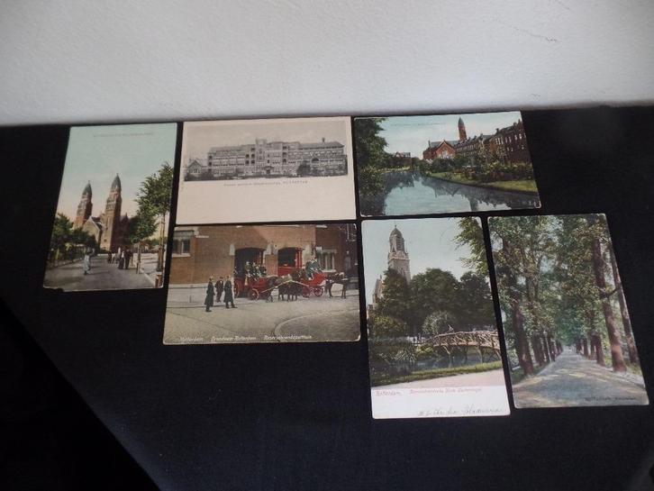 Rotterdam ansicht fotokaart spiegelnissekade brandweer oud, Verzamelen, Ansichtkaarten | Nederland, Gelopen, Zuid-Holland, 1960 tot 1980