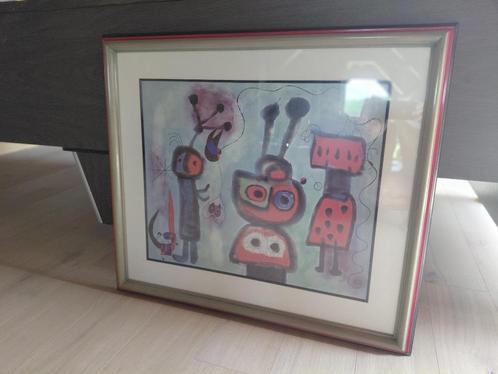 Joan Miro - "The Bird with the Calm Gaze with Flaming Wings", Antiek en Kunst, Kunst | Litho's en Zeefdrukken, Ophalen of Verzenden