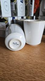Nieuwe koffiebekers van Keltum. Cotton white en Pearl grey, Huis en Inrichting, Keuken | Servies, Ophalen, Nieuw, Overige stijlen