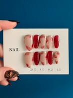 Handemade press- on nails, Verzenden, Zo goed als nieuw, Overige kleuren, Handen en Nagels