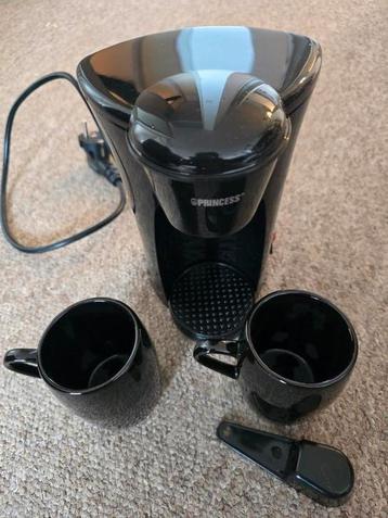 PRINCESS 2-KOPS KOFFIEZETAPPARAAT mini reis camping vakantie beschikbaar voor biedingen