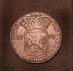 Zilveren dukaat zeeland 1773 middelburg zilver munt zeldzaam, Postzegels en Munten, Munten | Nederland, Zilver, Overige waardes