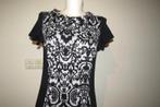 Marccain jurk zwart wit jurk soort barok print rekt fijn mee, Kleding | Dames, Maat 38/40 (M), Verzenden, Zwart, Knielengte