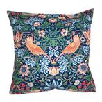 Kussenhoes Strawberry Thief blauw linnenlook 44 x 44 cm, Huis en Inrichting, Woonaccessoires | Kussens, Dekussenkraam@gmail.com