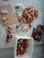 Groot pakket nieuwe kerstversiering met bewaardoos., Diversen, Kerst, Ophalen, Nieuw