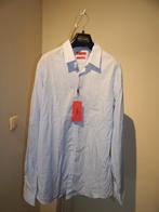 Hugo Boss Nieuwe blouse blauw wit streepje nieuw met label42, Nieuw, Halswijdte 41/42 (L), Hugo Boss, Verzenden