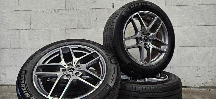 19" Mercedes GLC W253 AMG velgen Michelin zomerbanden TPMS, Auto-onderdelen, Banden en Velgen, Banden en Velgen, Zomerbanden, 19 inch