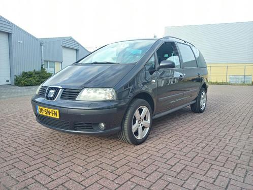 Seat Alhambra 1.8 20V 110KW 2006 Zwart, Auto's, Seat, Bedrijf, Alhambra, ABS, Airbags, Airconditioning, Centrale vergrendeling