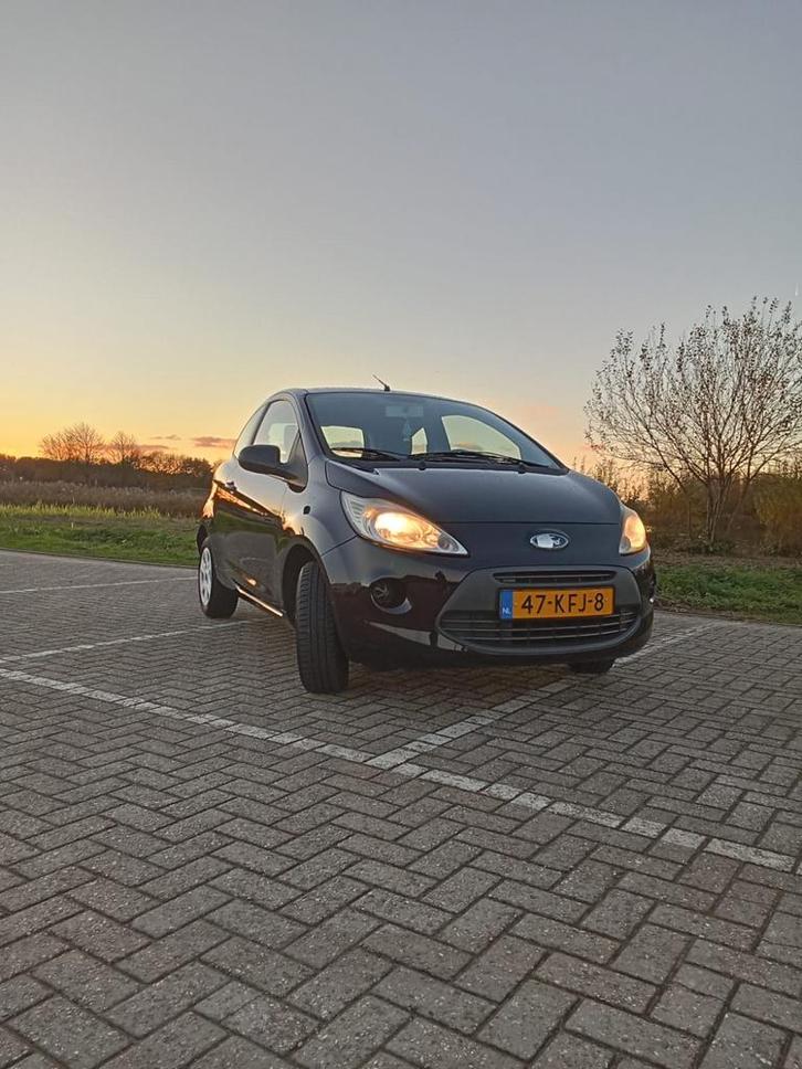 Ford Ka 1.2 51KW 2009 Zwart, Auto's, Ford, Particulier, Ka, Benzine, B, Hatchback, Handgeschakeld, Origineel Nederlands, Zwart