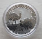 Zilveren 1 oz EMU 2022., Ophalen of Verzenden, Losse munt, Zilver