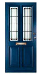 Weekamp voordeur WK1622-1 glas in lood, nieuw!, Doe-het-zelf en Verbouw, Ophalen, 80 tot 100 cm, 215 cm of meer, Nieuw