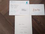 Jorg Reme 3 x handgesigneerd item met 1 x tekening., Antiek en Kunst, Verzenden