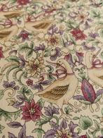 Stoffen opbergdoos in lila paars met bloemen +-20-25 Miekje, Minder dan 50 cm, ., Nieuw, Ophalen of Verzenden