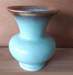 GERMANY VAAS GROEN MET GOUDEN RAND, Antiek en Kunst, Antiek | Vazen, Verzenden