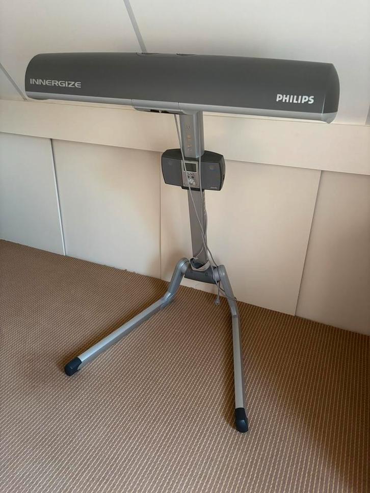 Philips Inklapbare Zonnehemel + Infrarood, Witgoed en Apparatuur, Zonnebanken en Gezichtsbruiners, Gebruikt, Gezichtsbruiner, Minder dan 10 lampen