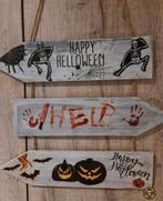 # Halloween decoratie borden #, Ophalen of Verzenden, Zo goed als nieuw, Versiering, Halloween of Griezel