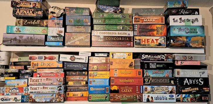 Bordspellen: zie omschrijving: Agricola, Terra Mystica, Hobby en Vrije tijd, Gezelschapsspellen | Bordspellen, Zo goed als nieuw