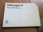 Instructieboek Volkswagen LT benzine, diesel 1989, zeer mooi, Ophalen of Verzenden