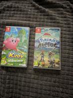 2 leuke nintendo switch spellen (pokemon, kirby), Avontuur en Actie, Ophalen of Verzenden, Zo goed als nieuw, 3 spelers of meer