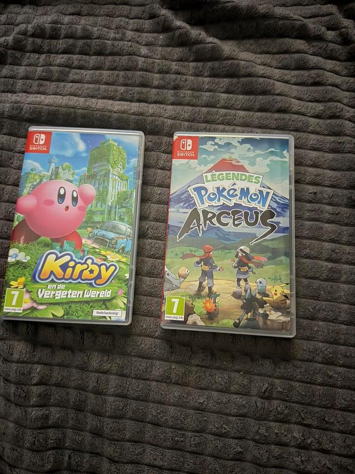 2 leuke nintendo switch spellen (pokemon, kirby), Spelcomputers en Games, Games | Nintendo Switch, Zo goed als nieuw, Avontuur en Actie
