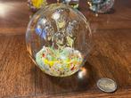 Vintage presse papier glas, kunst bellen motief, 10cm hoog, Ophalen of Verzenden