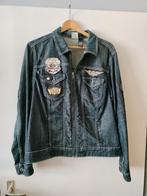 Harley Davidson spijkerjack z.g.a.n maat 48, Ophalen of Verzenden, Zo goed als nieuw, Blauw, Jasje of Colbert